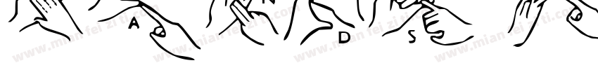 Hands Oversaturation字体转换